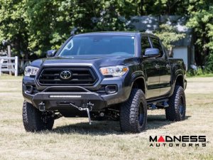 Toyota Tacoma Front Bumper - w/ PRO9500S Winch & Black Series Light Bar Toyota Tacoma Front Bumper - w/ PRO9500S Winch & Black Series Light Bar